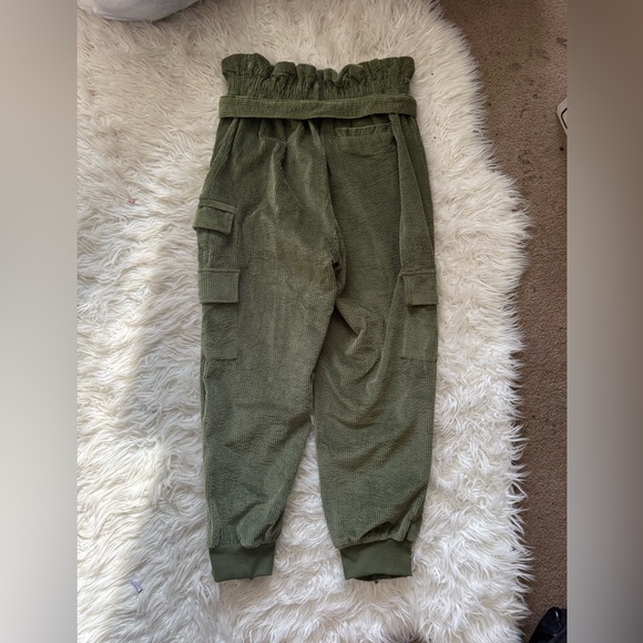 NWT Adidas X Ivy Park Corduroy Cargo Zipper Pants large - Picture 4 of 16